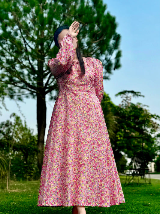 EVO10010-Printed Lawn Frock