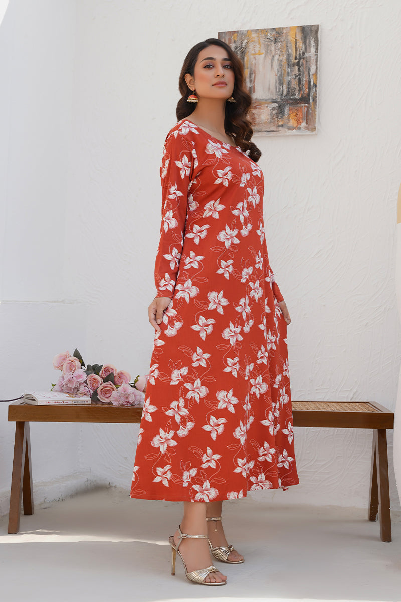 Evo10045-Printed Frock