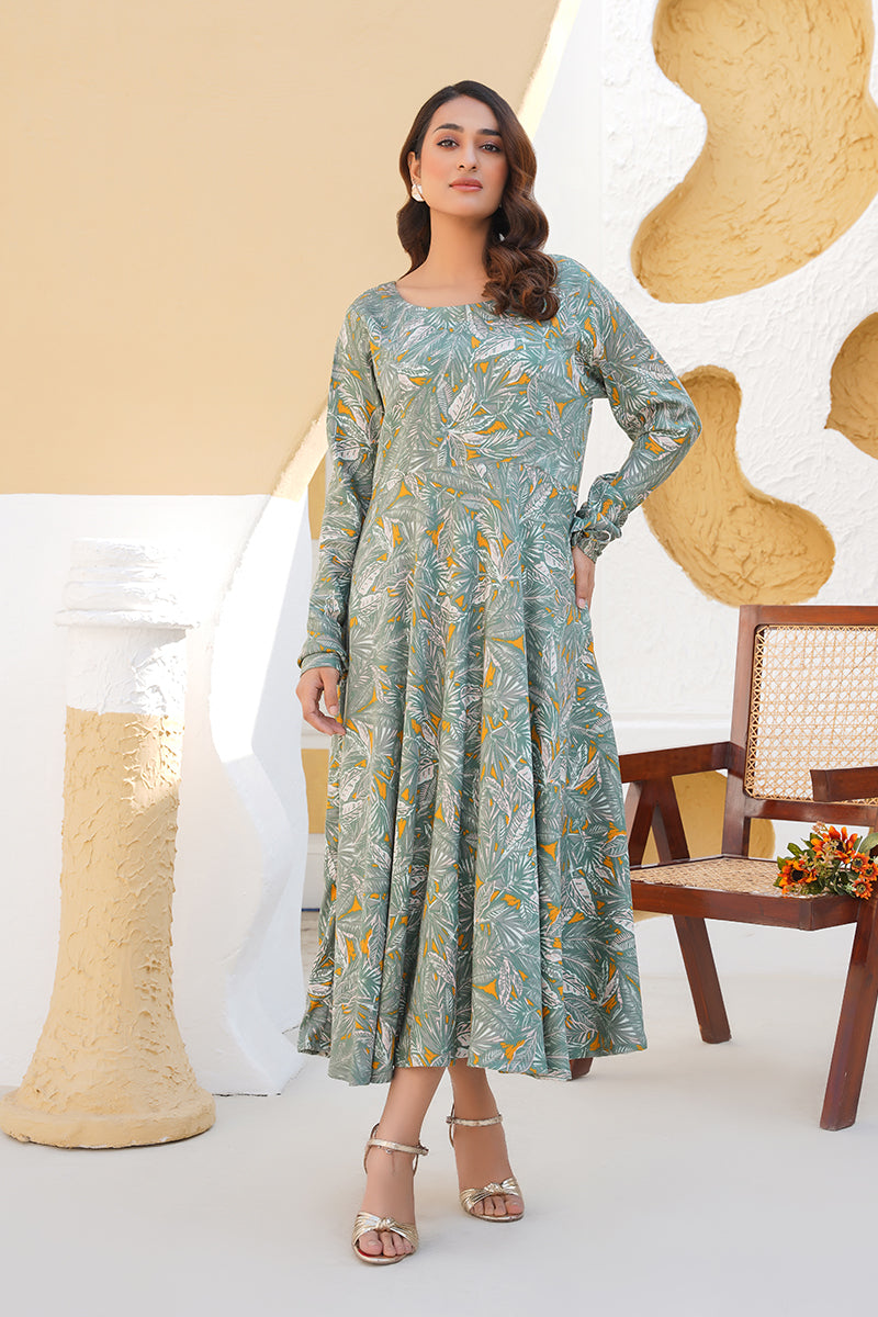 Evo10047-Printed Frock