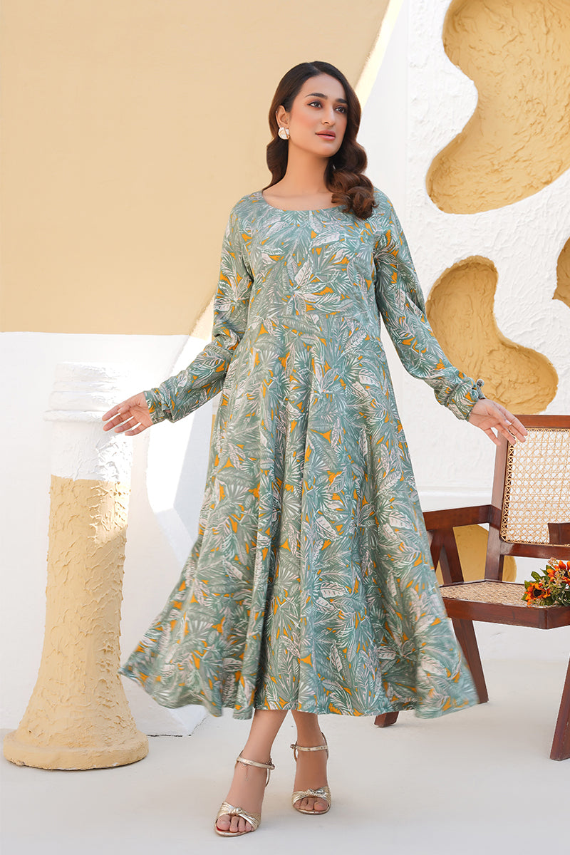 Evo10047-Printed Frock