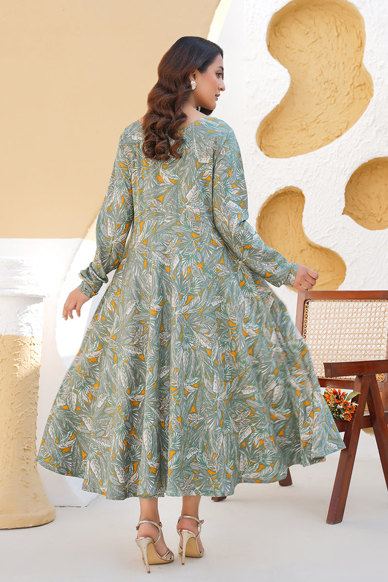 Evo10047-Printed Frock